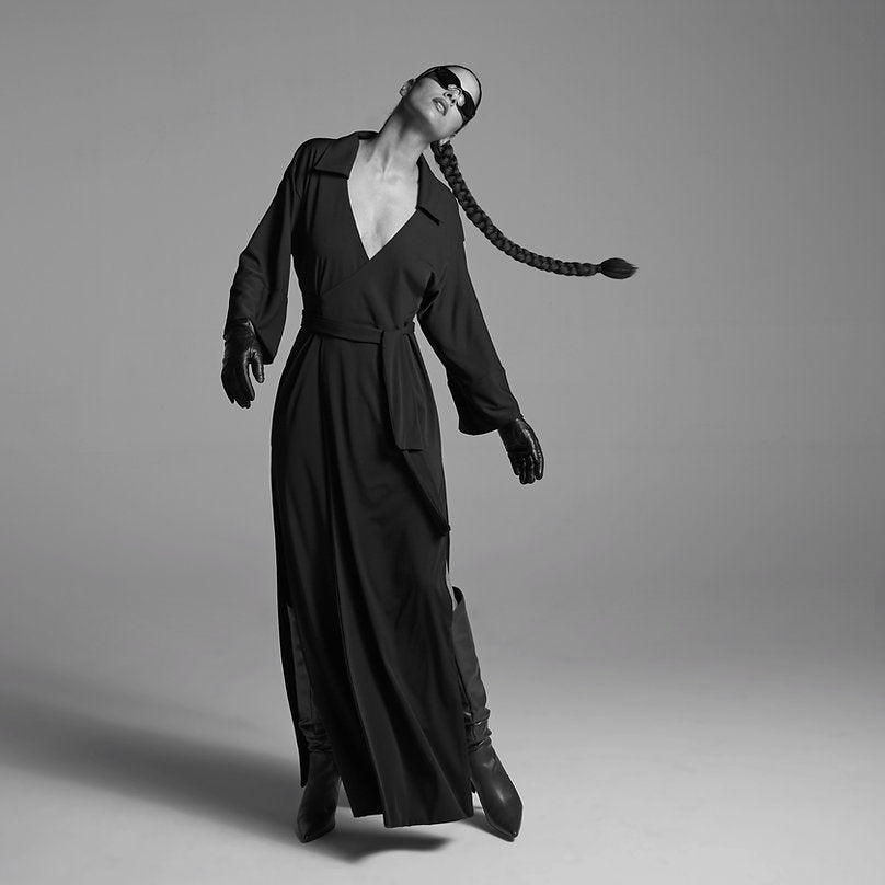 Vestido Camisero Largo Fiesta