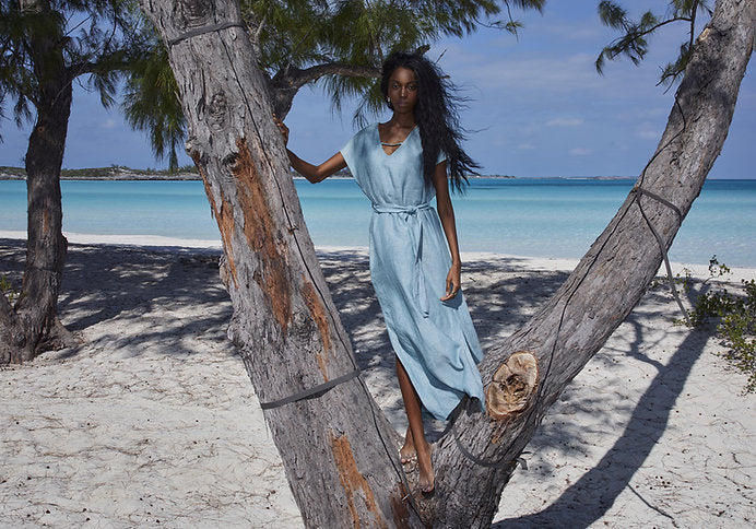 Vestido Grace Largo Lino